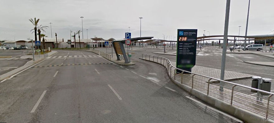 P2 parking area Faro Airport