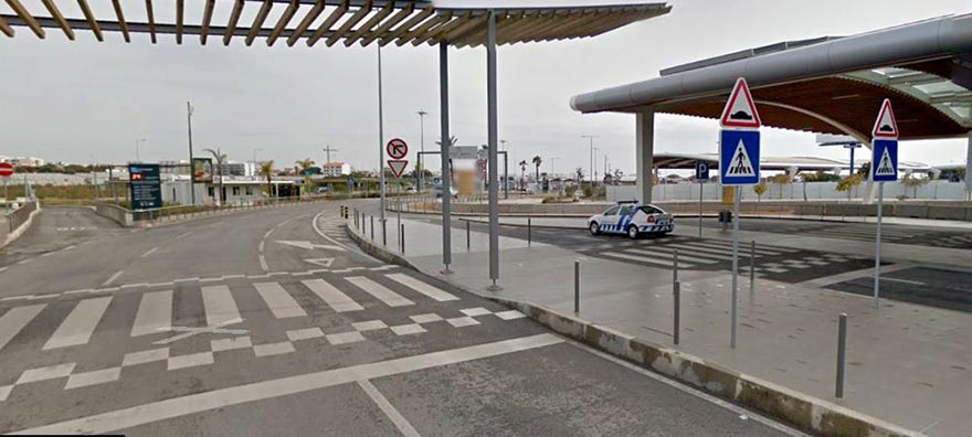 P5 parking at Faro Airport